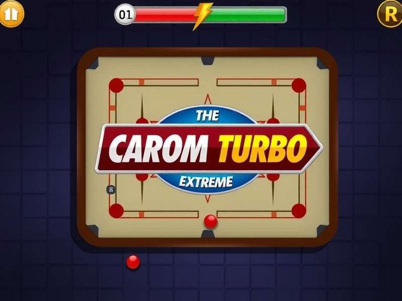 Carrom Turbo Extreme Main Game Interface Carrom Turbo Extreme Game Screen
