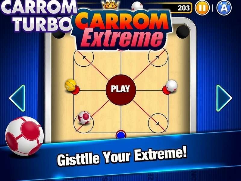 Carrom Turbo Extreme Power Shot Feature Carrom Turbo Extreme Gameplay